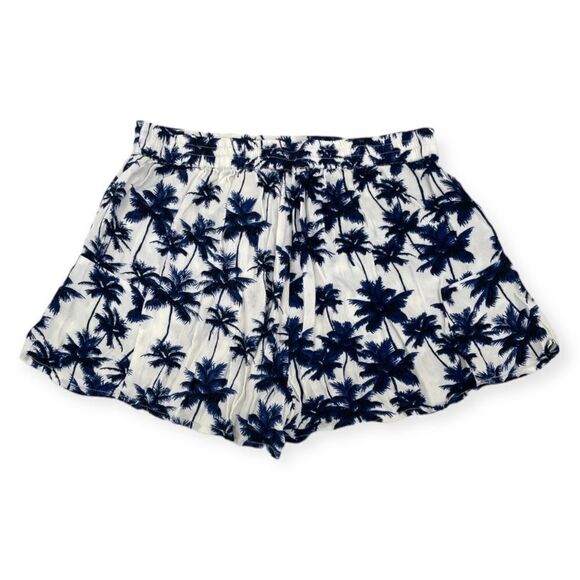 -Forever 21 Women's Palm Tree Shorts M - Picture 2 of 4